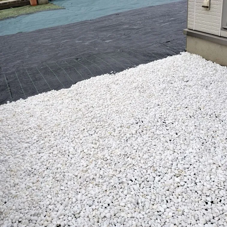 ⛏️≪福岡市西区にて、防草シートと砂利敷きのご依頼≫