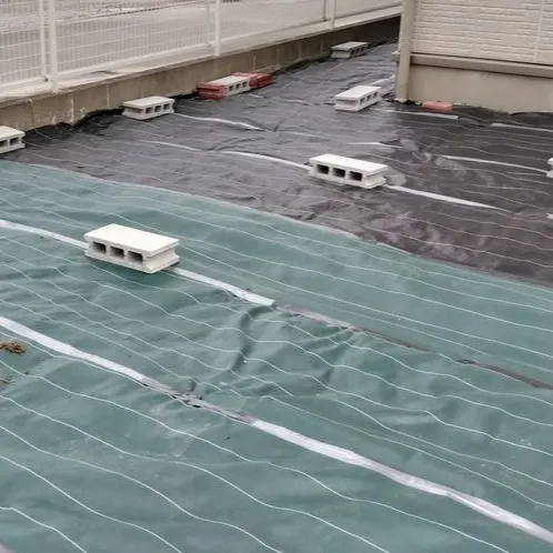 🌱【防草シート補強作業のご報告】